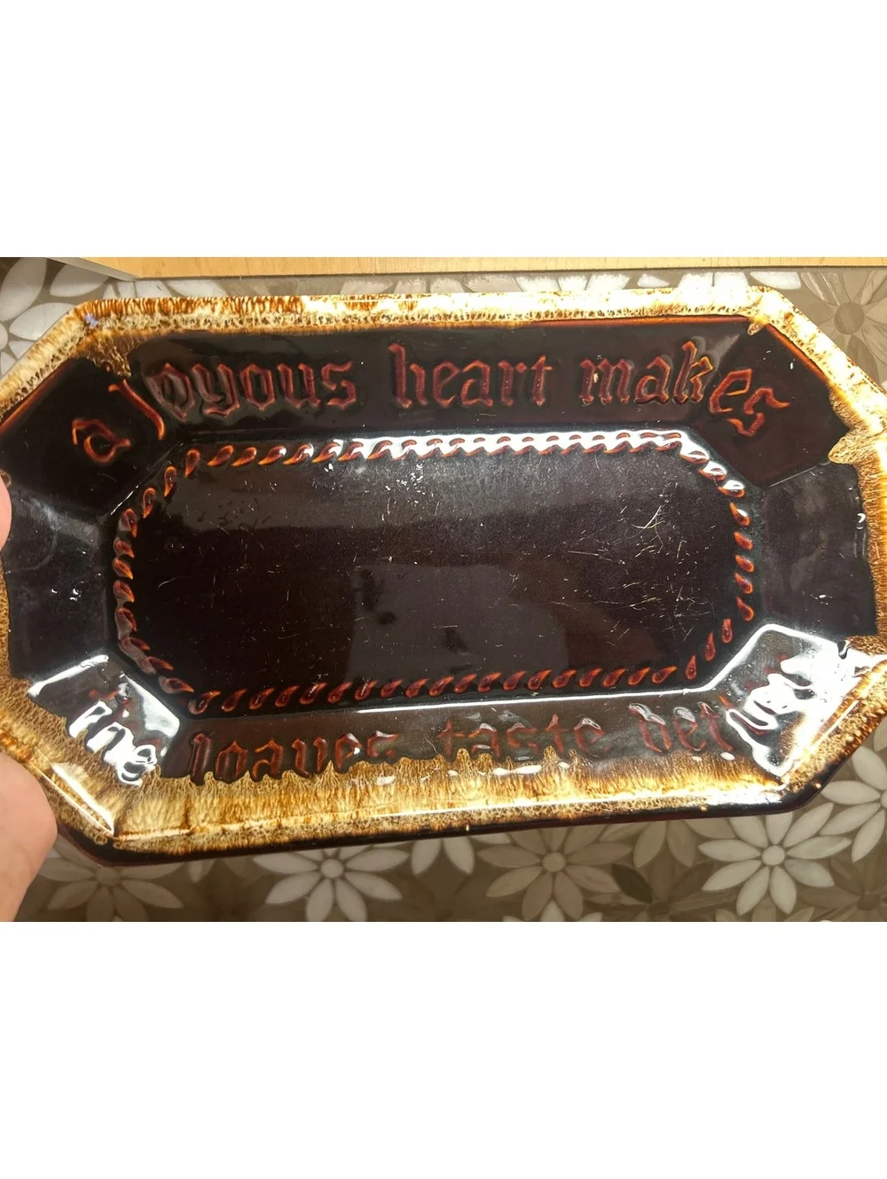 Vintage Pfaltzgraff America Stoneware Bread Tray - 